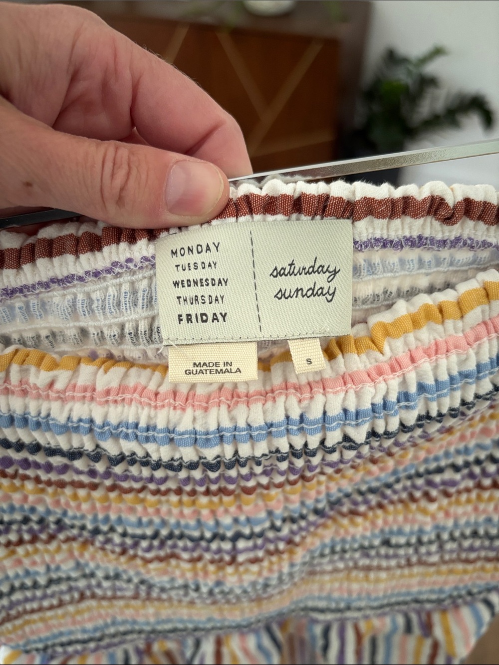 Anthropologie Saturday Sunday Soriya Smocked Midi Dress (Price Firm) - Picture 5 of 7